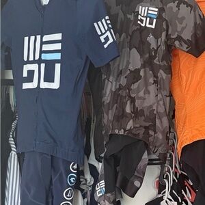 Pedal Madia Cycling Jersey and padded bib sets